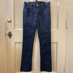 Ann Taylor Dark Denim Jeans Straight Leg